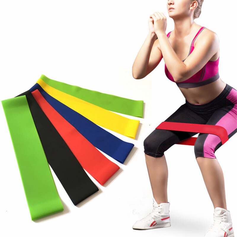 Yoga Fitness Ring - 5pcs Yoga Tension Belt Fitness Elastic