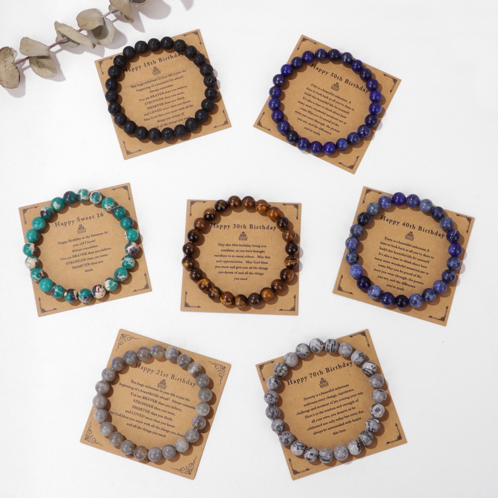 Natural Labradorite Bracelet 8 - Yoga Health & Fitness Center ulasan dan harga