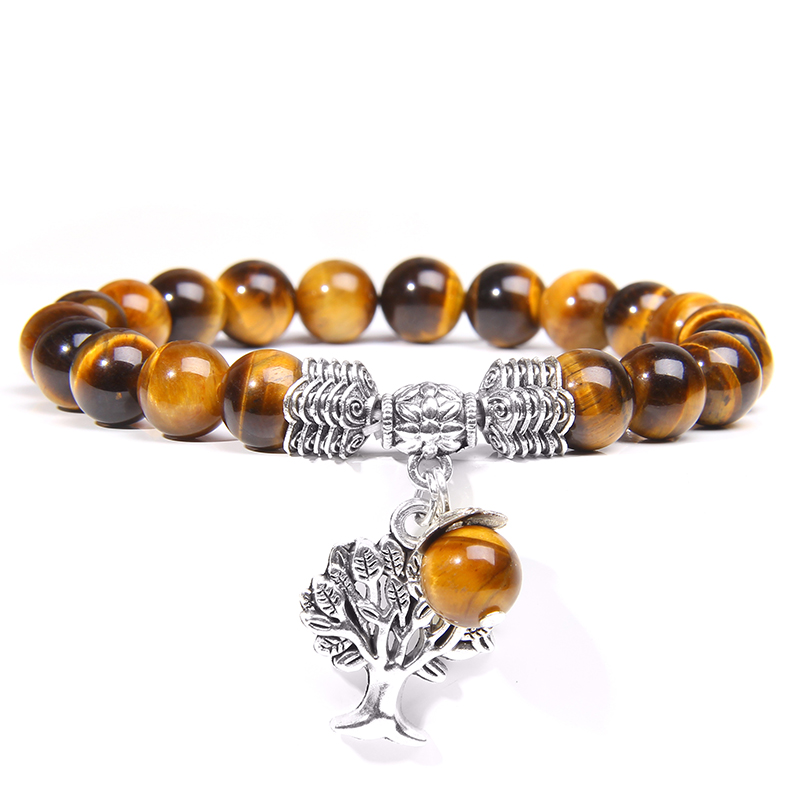 Women Bracelets Men Charm Natu - Yoga Health & Fitness Center ulasan dan harga