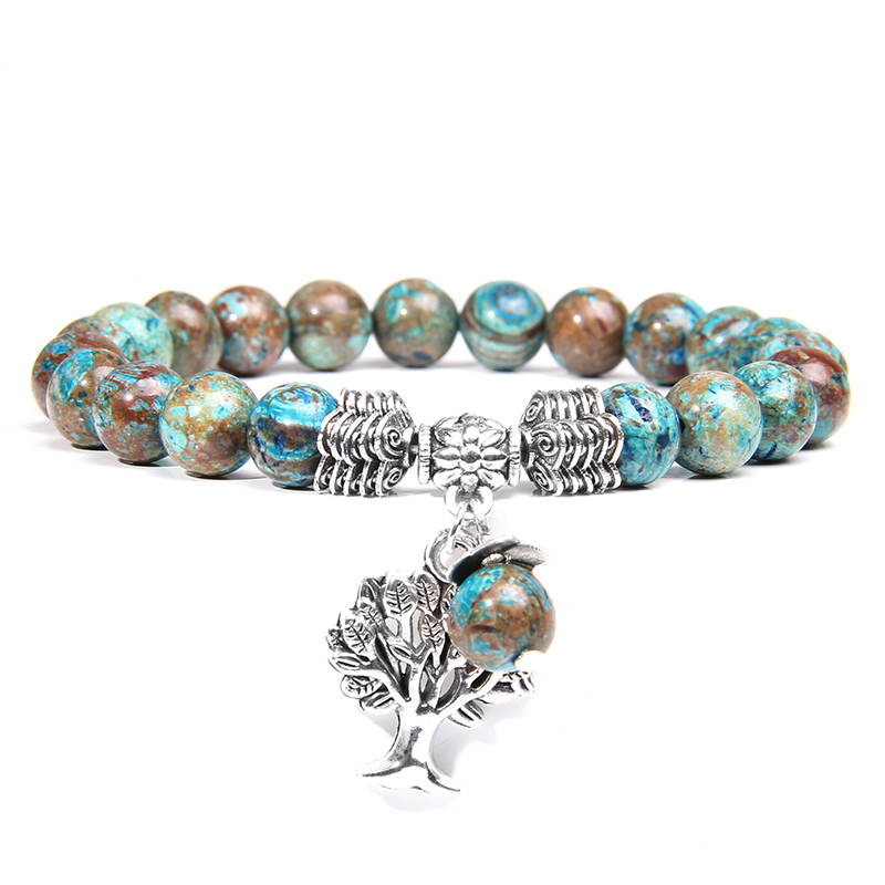 Women Bracelets Men Charm Natu - Yoga Health & Fitness Center ulasan dan harga