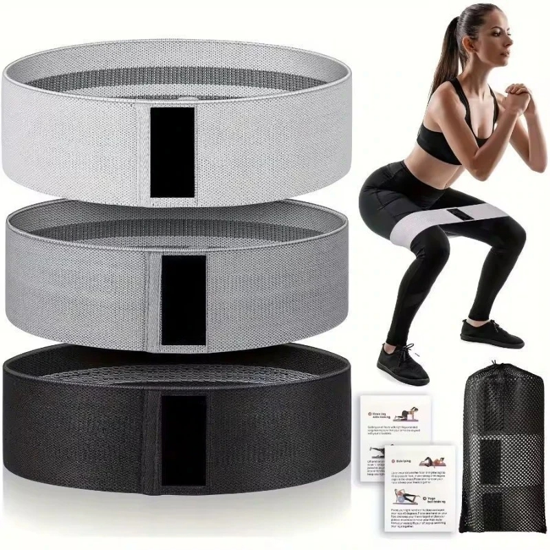 3PCS Fabric Resistance Bands f - Yoga Fitness Class ulasan dan harga