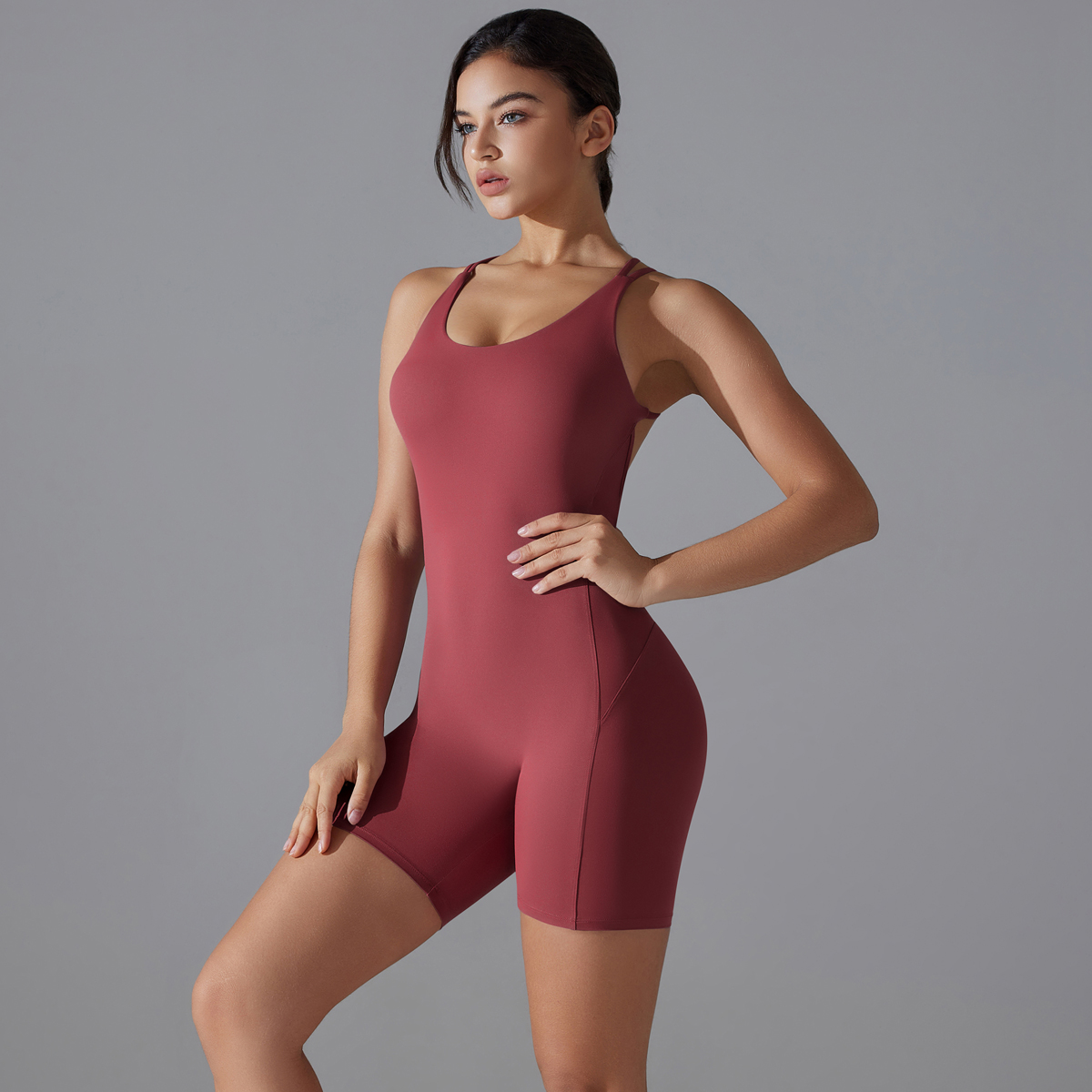 Yoga Set Sexy Backless Sporty  - Yoga Fitness Kit ulasan dan harga