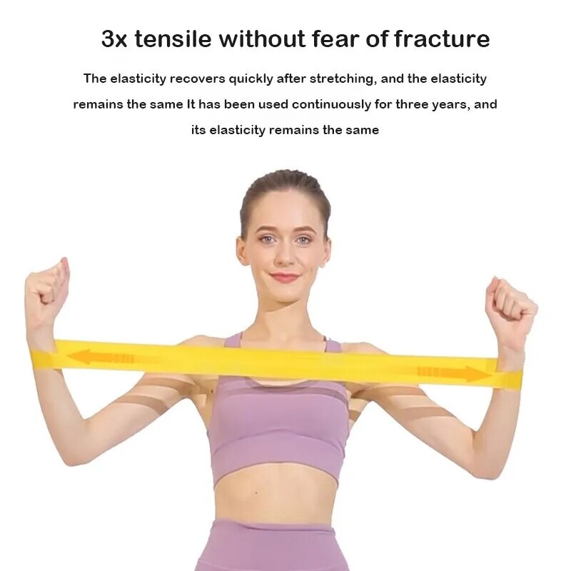 5pcs Yoga Tension Belt Fitness - Yoga Fitness Ring ulasan dan harga