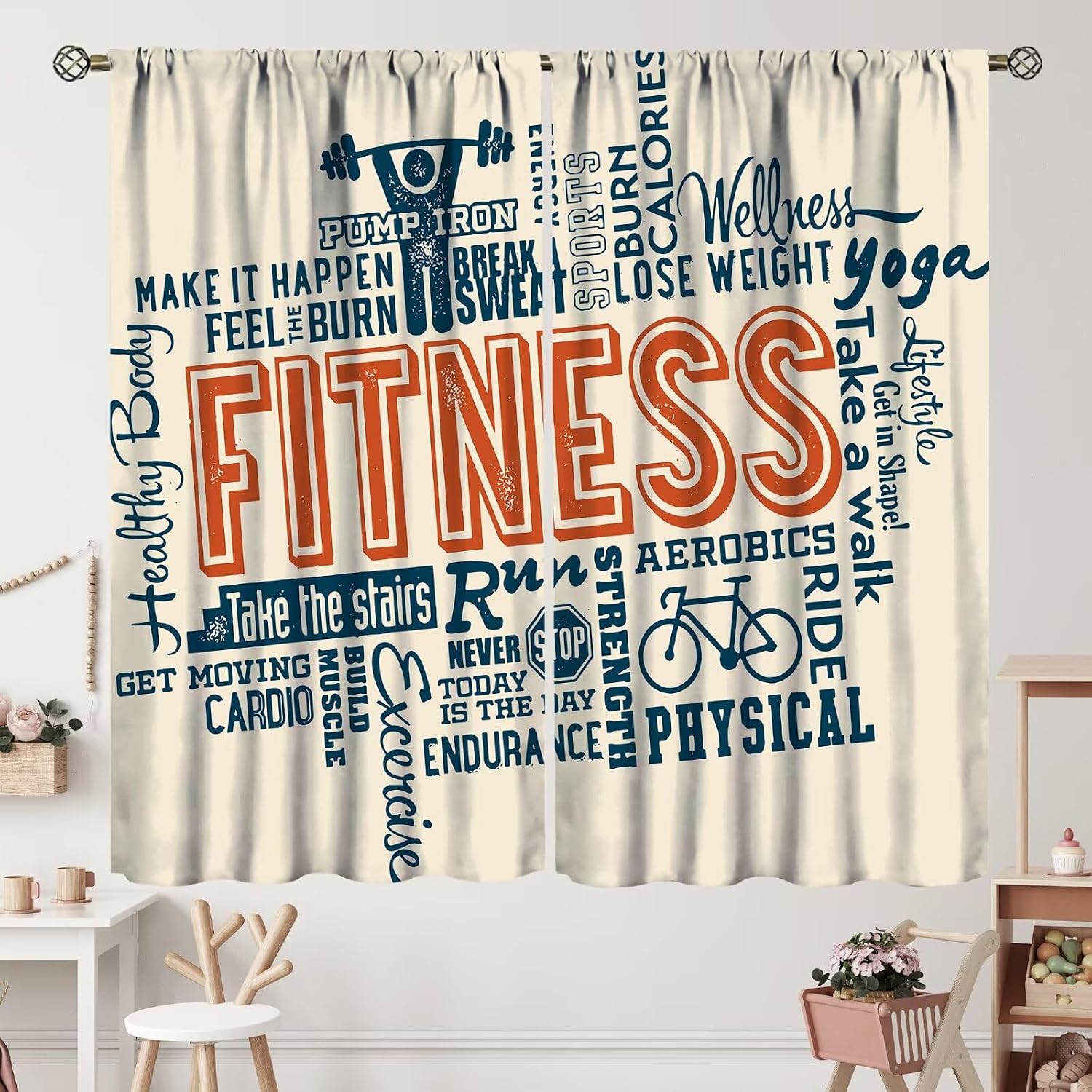 Large Fitness Workout Motivati - Yoga Fitness Hotel ulasan dan harga