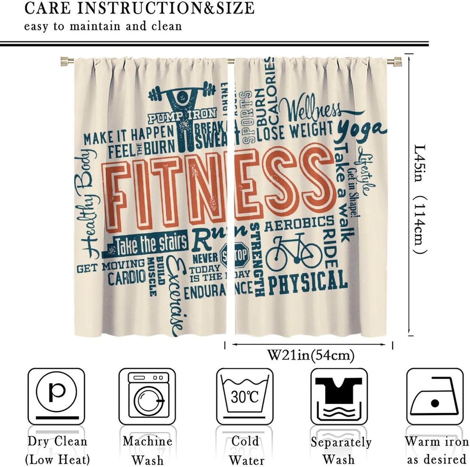 Large Fitness Workout Motivati - Yoga Fitness Hotel ulasan dan harga