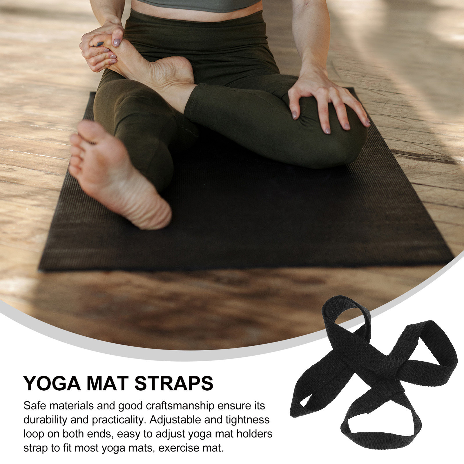 2Pcs Yoga Mat Sling Strap Heav - Yoga Fitness Class ulasan dan harga