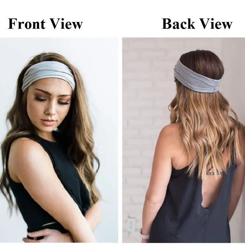 New Solid Color Elastic Hair B - Yoga Fitness Ring ulasan dan harga