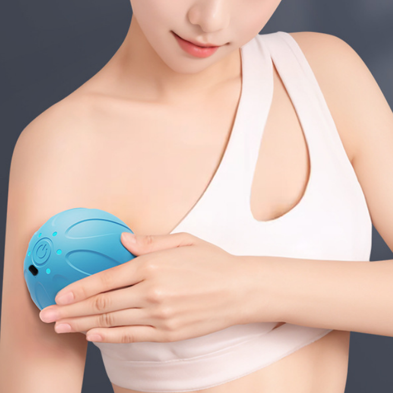 New Vibrating Massage Ball Han - Yoga Fitness Kit ulasan dan harga