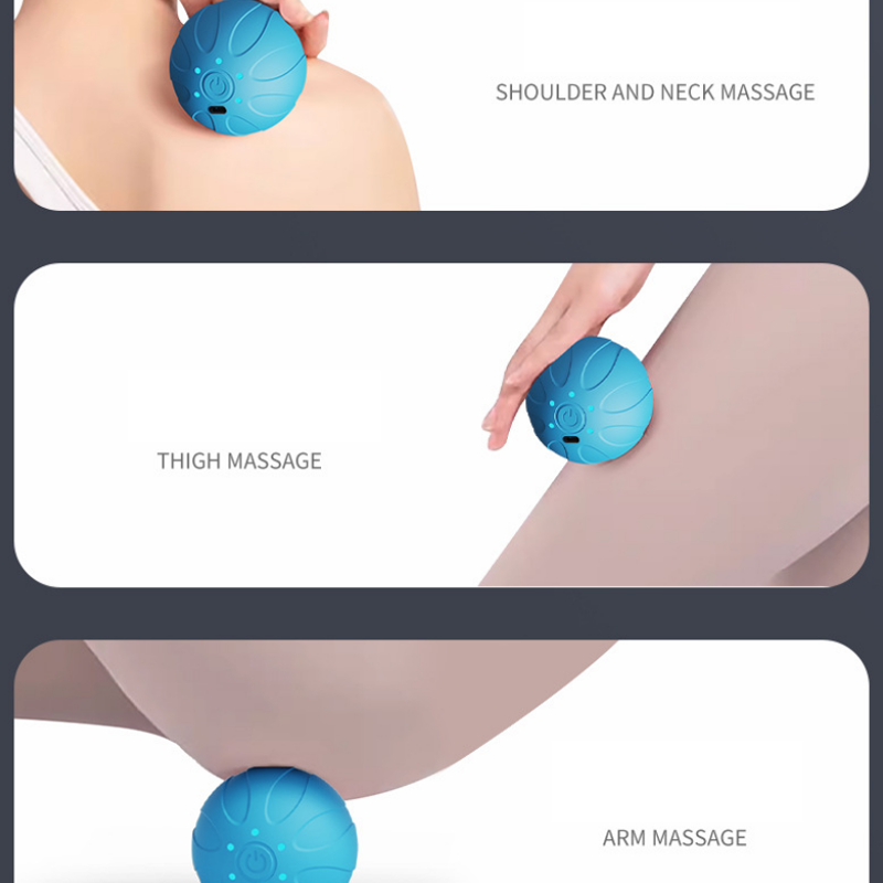 New Vibrating Massage Ball Han - Yoga Fitness Kit ulasan dan harga