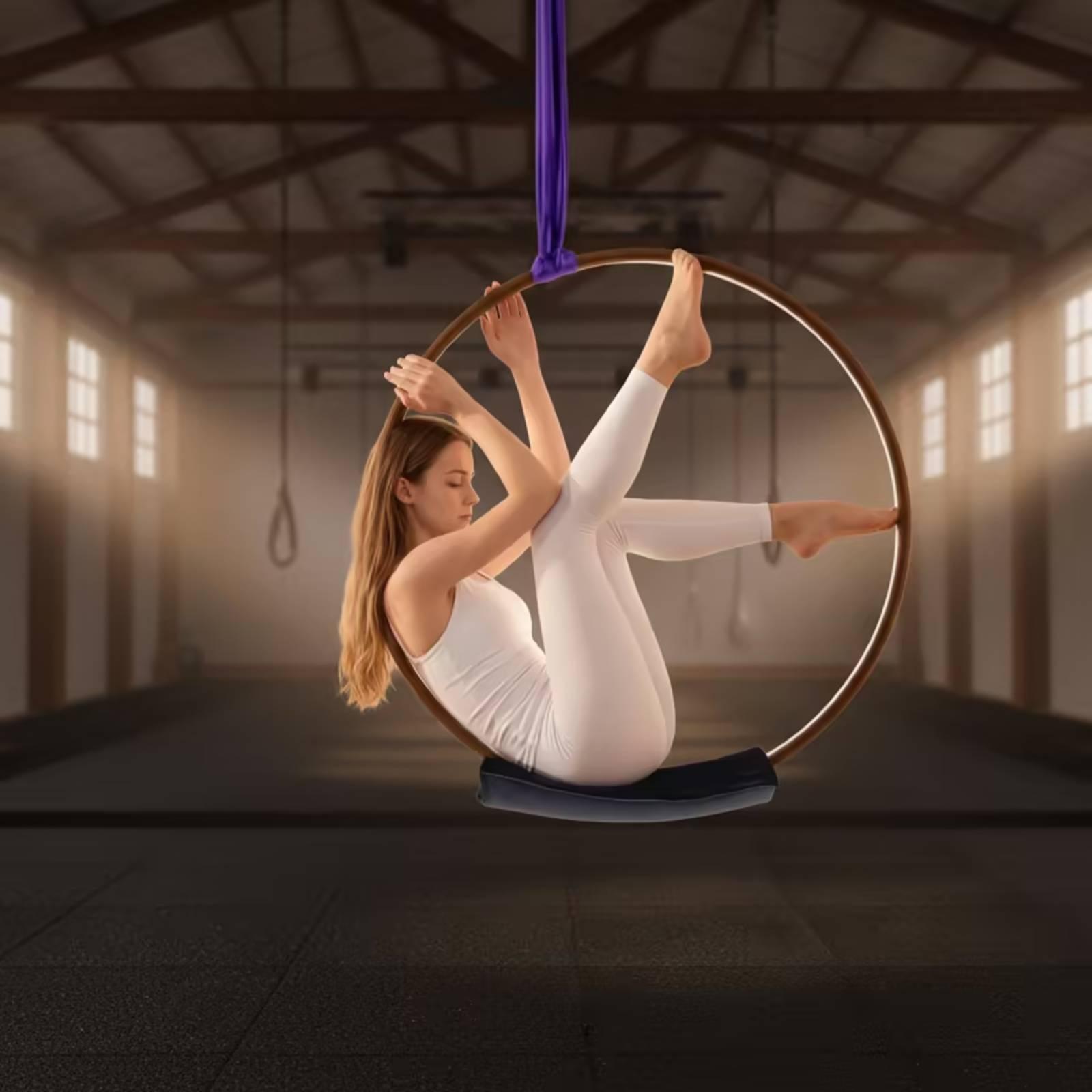 Yoga Ring Pad Velvet Cushionin - Yoga Fitness Ring ulasan dan harga
