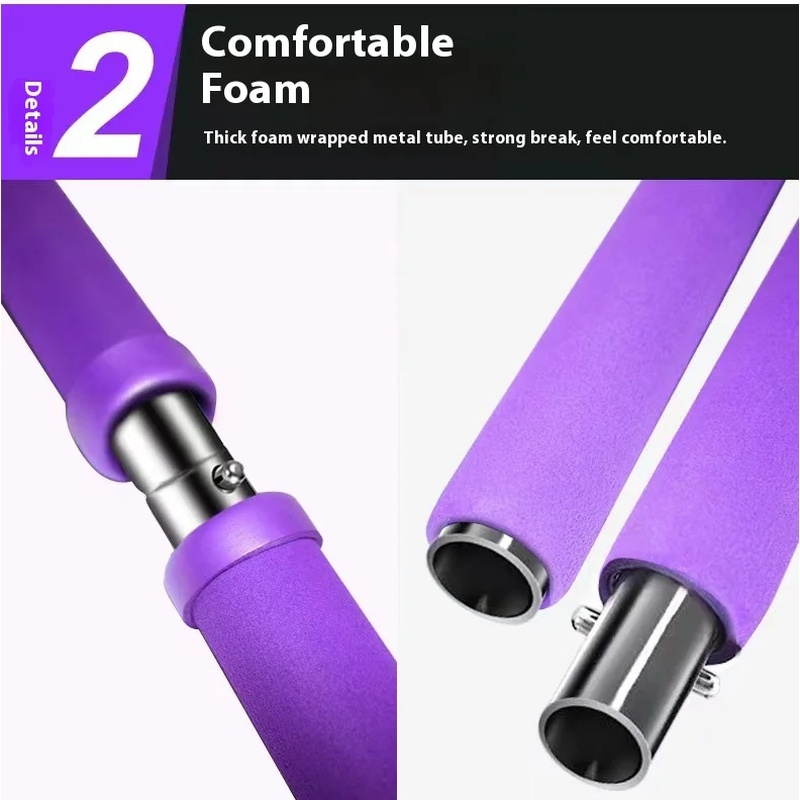 Pilates Stick - Adjustable Fit - Yoga Fitness Ring ulasan dan harga